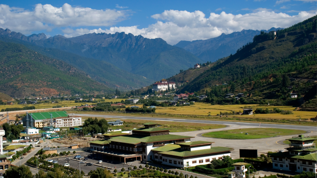 Paro Airport, Bhutan