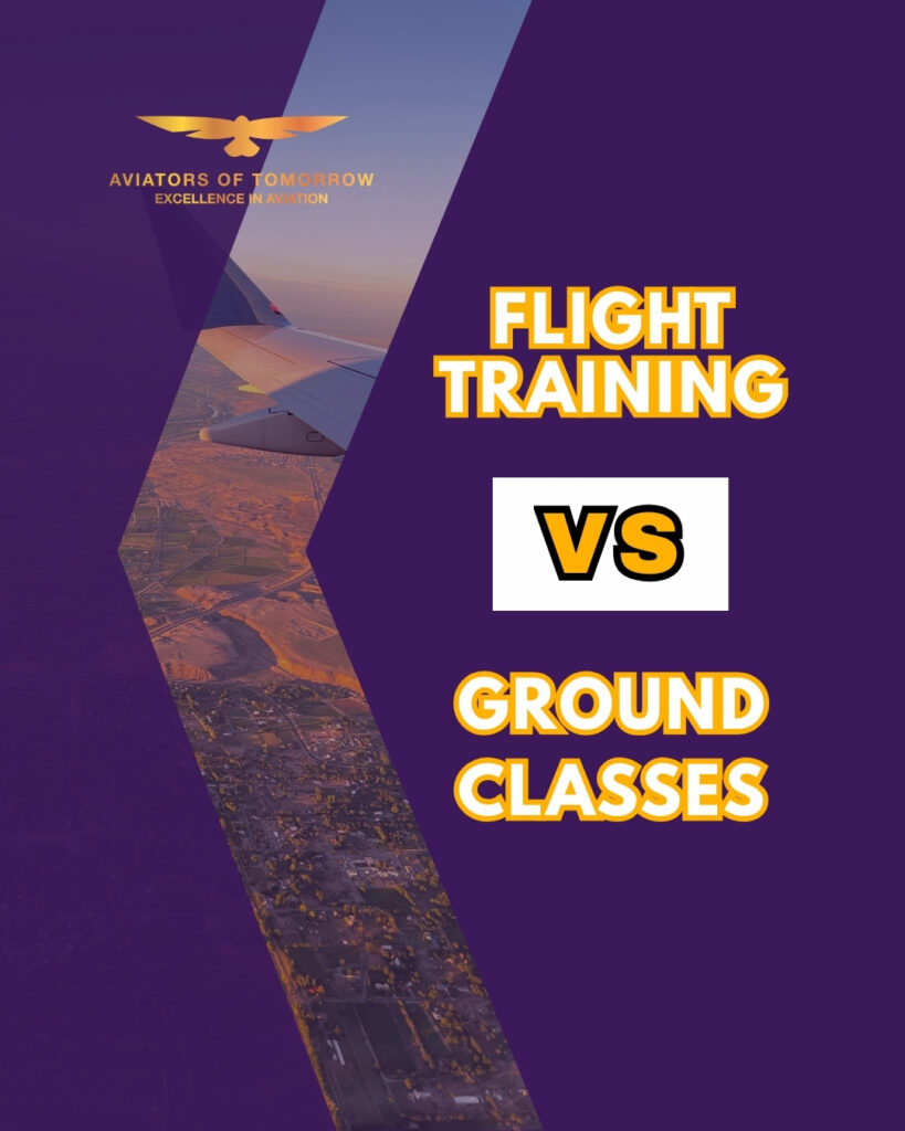 dgca ground classes vs flight training 