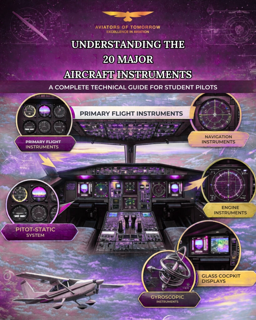 Understanding the 20 Major Aircraft Instruments