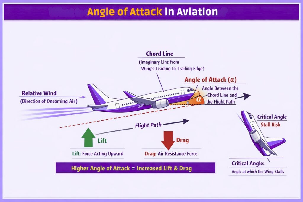Angle of attack in aviation Angle of Attack