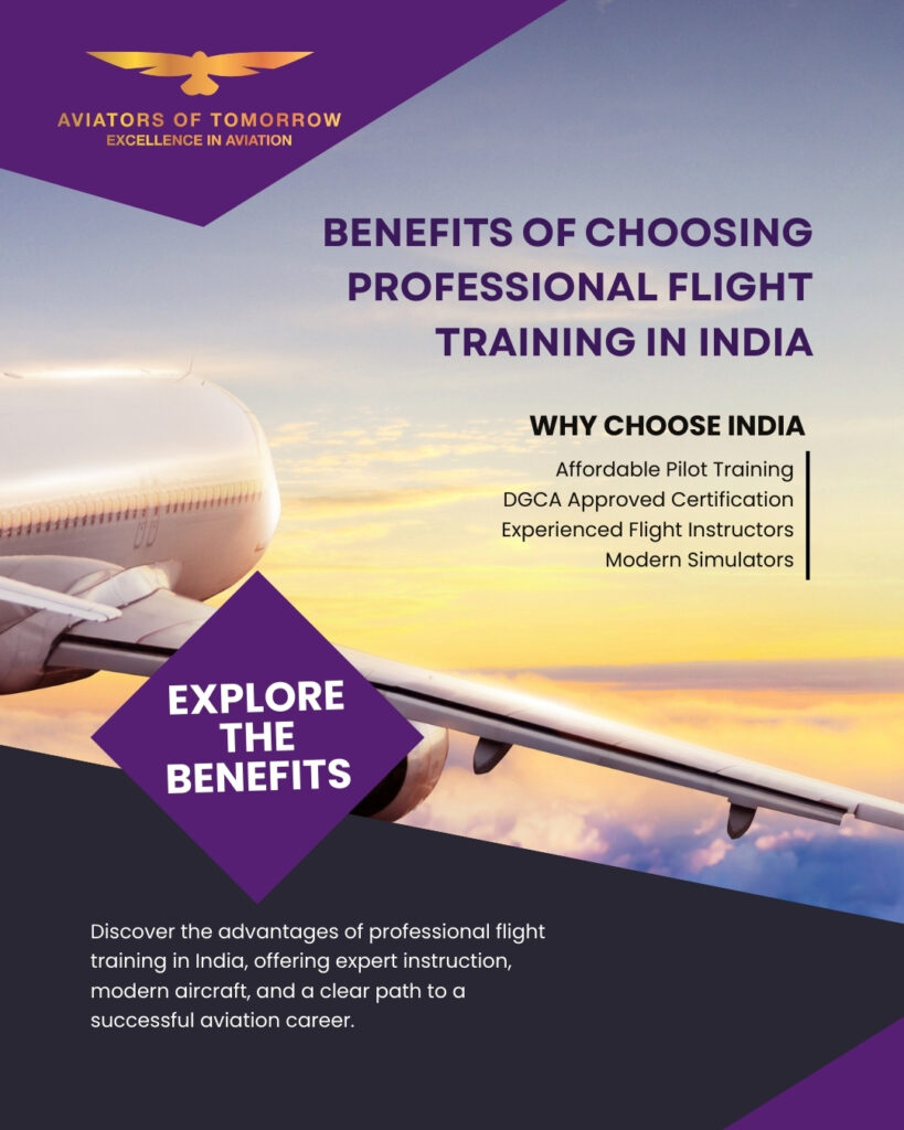  flight training in India 