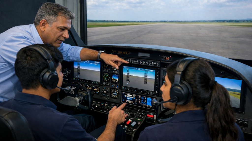 Simulator and Real Flying Hours