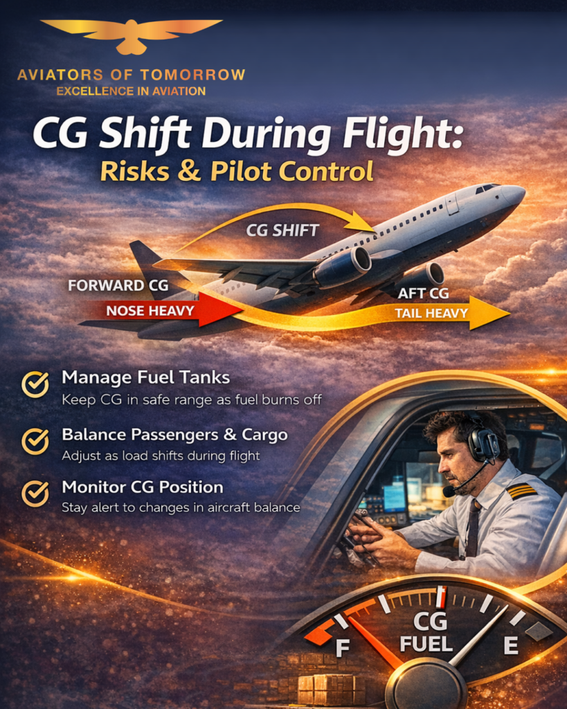 CG Shift During Flight