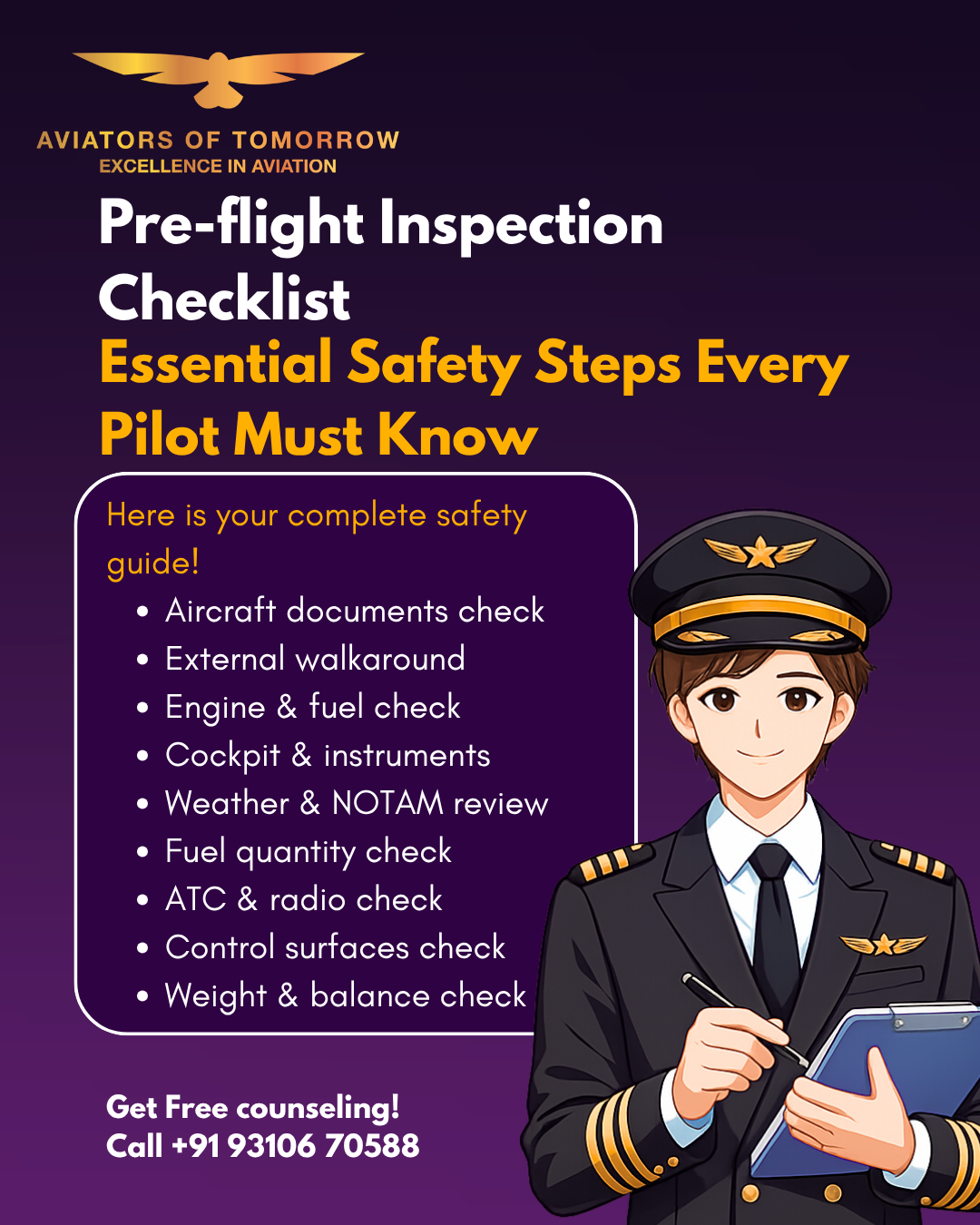 Pre-flight Inspection Checklist: Complete Pilot Safety Guide