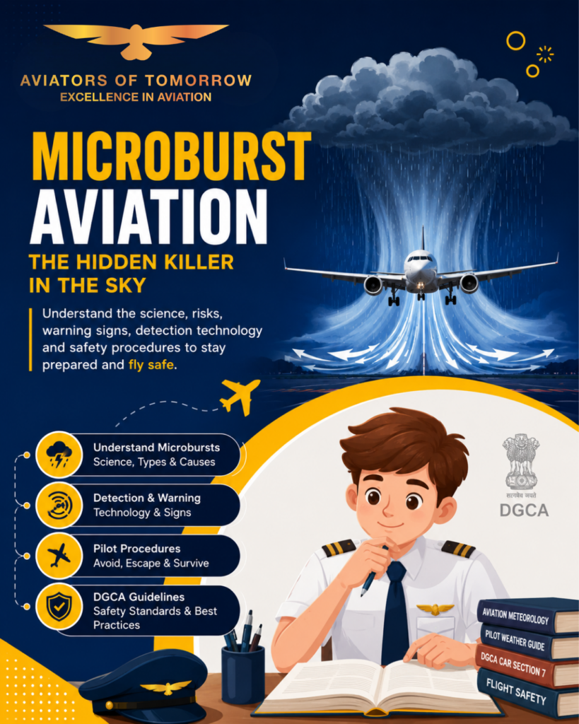 Microburst Aviation: The Hidden Killer in the Sky Every Pilot Must Know