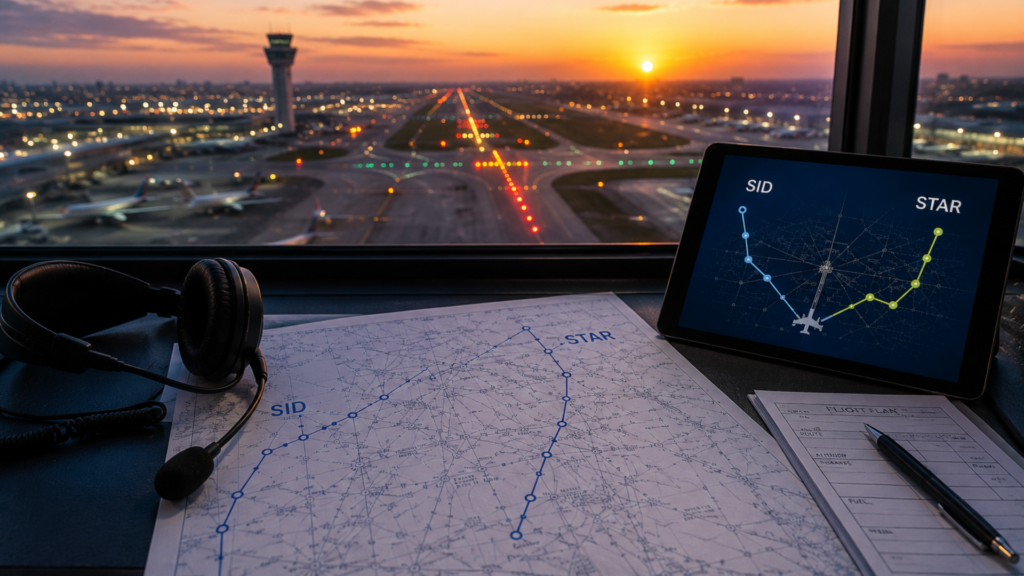 How Pilots Use STAR and SID Procedures