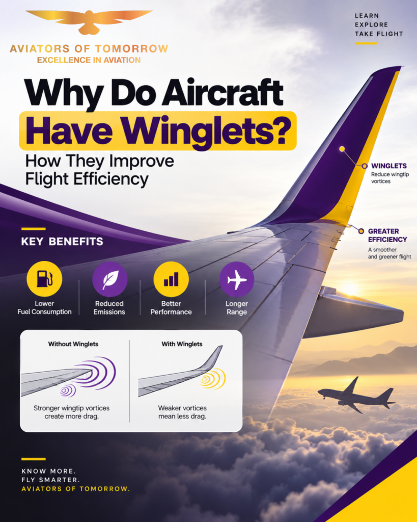 Why Do Aircraft Have Winglets? How They Improve Flight Efficiency